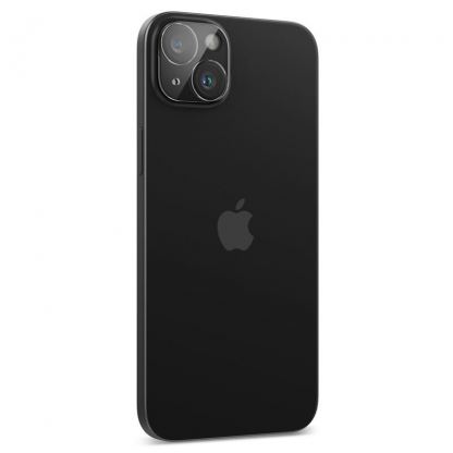 Spigen Optik Lens Protector 2 Pack - комплект 2 броя предпазни стъклени протектора за камерата на iPhone 15, iPhone 15 Plus, iPhone 14, iPhone 14 Plus (прозрачен) 2