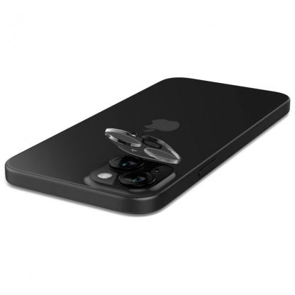 Spigen Optik Lens Protector 2 Pack - комплект 2 броя предпазни стъклени протектора за камерата на iPhone 15, iPhone 15 Plus, iPhone 14, iPhone 14 Plus (прозрачен) 5