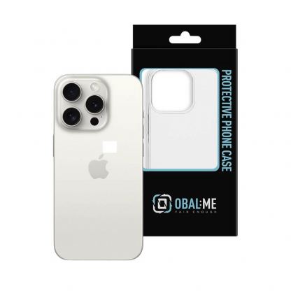 OBALME Basic Clear TPU Case - силиконов (TPU) калъф за iPhone 15 Pro (прозрачен)  3