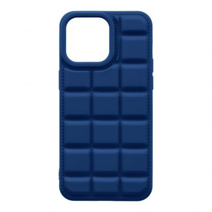 OBALME Block TPU Case - удароустойчив силиконов (TPU) калъф за iPhone 15 Pro Max (син) 2
