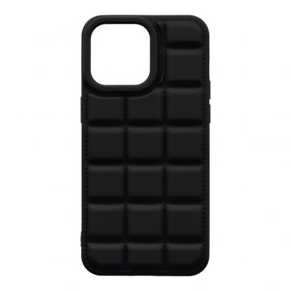OBALME Block TPU Case - удароустойчив силиконов (TPU) калъф за iPhone 15 Pro Max (черен) 2
