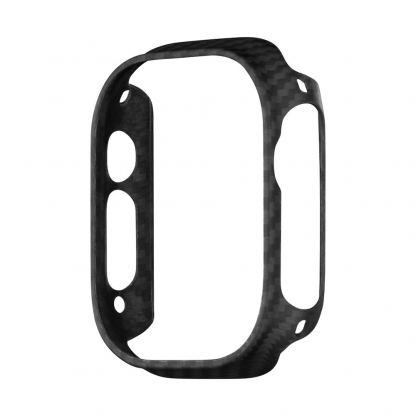 Pitaka Aramid Fiber Air Case - кевларен кейс за Apple Watch Ultra 49мм (черен) 4