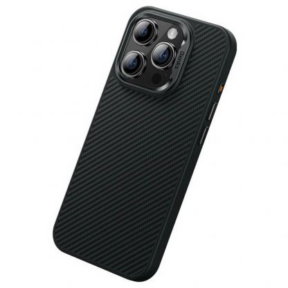 Benks MagClap ArmorPro Kevlar Case 600D - удароустойчив кевларен кейс с MagSafe за iPhone 15 Pro Max (черен) 3