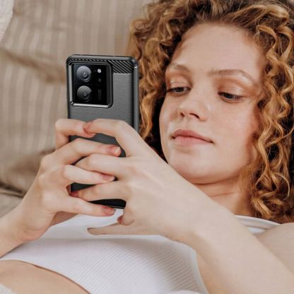 Tech-Protect Carbon Flexible TPU Case  - тънък силиконов (TPU) калъф за Xiaomi 13T, Xiaomi 13T Pro (черен) 7