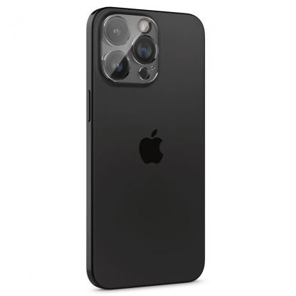Spigen Optik Lens Protector 2 Pack - комплект 2 броя предпазни стъклени протектора за камерата на iPhone 15 Pro, iPhone 15 Pro Max, iPhone 14 Pro, iPhone 14 Pro Max (прозрачен) 2