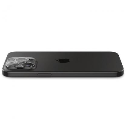 Spigen Optik Lens Protector 2 Pack - комплект 2 броя предпазни стъклени протектора за камерата на iPhone 15 Pro, iPhone 15 Pro Max, iPhone 14 Pro, iPhone 14 Pro Max (прозрачен) 6