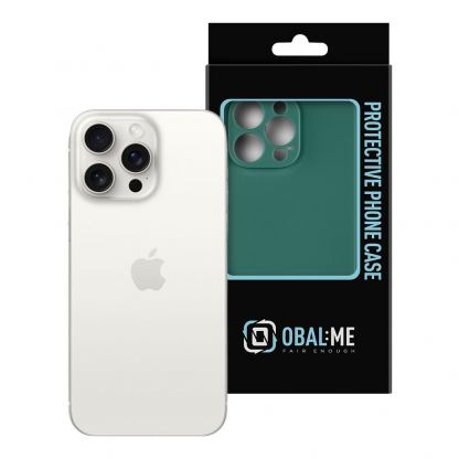 OBALME Basic Matte TPU Case - силиконов (TPU) калъф за iPhone 15 Pro Max (зелен)  3