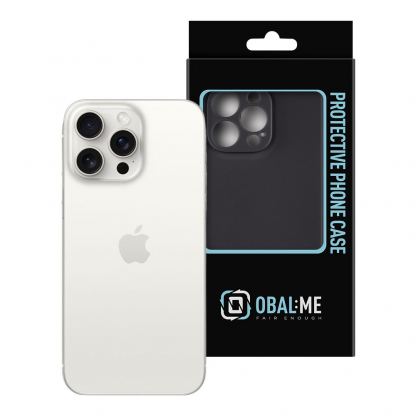 OBALME Basic Matte TPU Case - силиконов (TPU) калъф за iPhone 15 Pro Max (черен)  3