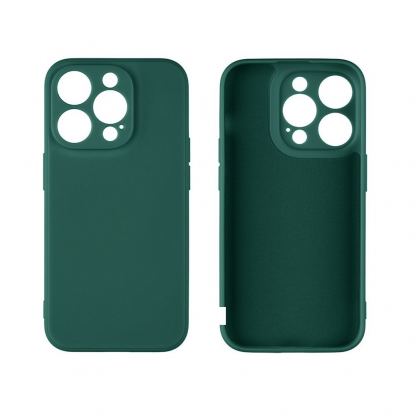 OBALME Basic Matte TPU Case - силиконов (TPU) калъф за iPhone 15 Pro (зелен)  2