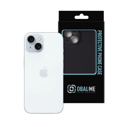 OBALME Basic Matte TPU Case - силиконов (TPU) калъф за iPhone 15 (черен)  3