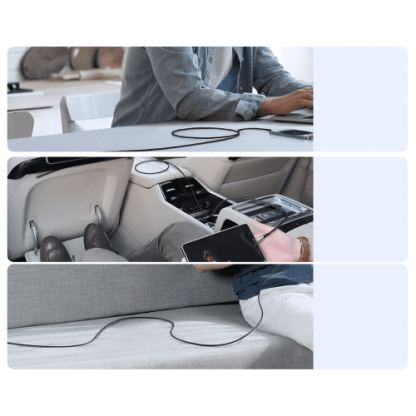 Joyroom Star-Light USB-C to USB-C Cable 100W - USB-C към USB-C кабел за устройства с USB-C порт (120 см) (черен) 6