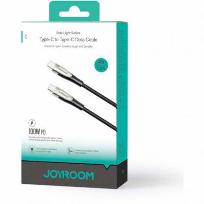 Joyroom Star-Light USB-C to USB-C Cable 100W - USB-C към USB-C кабел за устройства с USB-C порт (120 см) (черен) 8