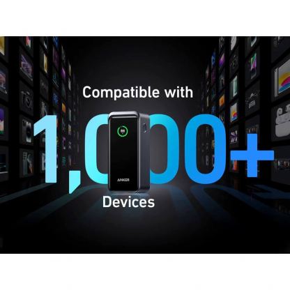 Anker Prime Power Bank (PowerCore 20K) 20 000mAh, 200W - преносима външна батерия с 1xUSB-C и 2xUSB-A изходи и технология за бързо зареждане (черен) 8