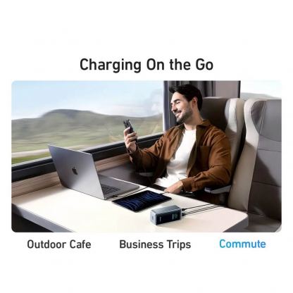 Anker Prime Power Bank (PowerCore 20K) 20 000mAh, 200W - преносима външна батерия с 1xUSB-C и 2xUSB-A изходи и технология за бързо зареждане (черен) 11