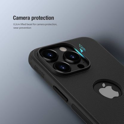Nillkin Super Frosted Shield Pro Case - хибриден удароустойчив кейс за iPhone 15 Pro Max (сив) 5