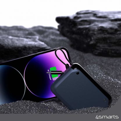 4smarts Power Bank Pocket 10000 mAh 30W - външна батерия с вграден USB-C кабел и USB-C изход с технология за бързо зареждане (син) 7