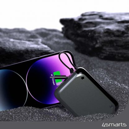 4smarts Power Bank Pocket 10000 mAh 30W - външна батерия с вграден USB-C кабел и USB-C изход с технология за бързо зареждане (сив) 7