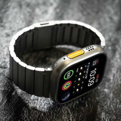 Mobile Origin Watch Titanium Band - титаниева каишка за Apple Watch 42мм, 44мм, 45мм, 46мм, Ultra 49мм (сребрист) 9