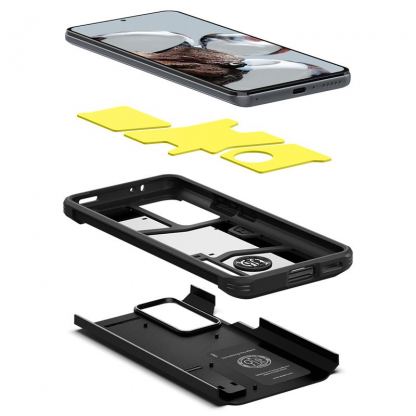 Spigen Tough Armor Case - хибриден кейс с най-висока степен на защита за Xiaomi 12T, Xiaomi 12T Pro (черен) 7