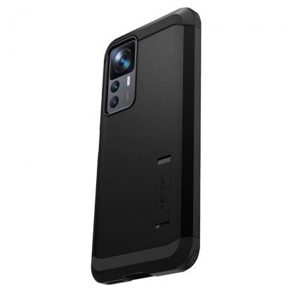 Spigen Tough Armor Case - хибриден кейс с най-висока степен на защита за Xiaomi 12T, Xiaomi 12T Pro (черен) 8