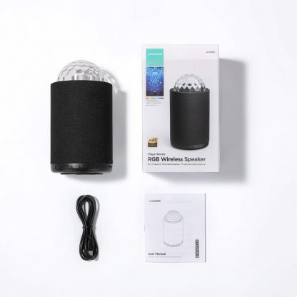 Joyroom Maya Series RGB Wireless Speaker 8W - безжичен Bluetooth спийкър с парти топка (черен) 9