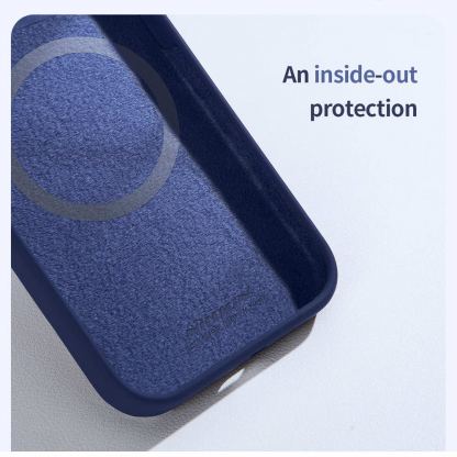 Nillkin LensWing Magnetic Hard Case - силиконов (TPU) калъф с MagSafe и поставка за iPhone 15 Pro (черен) 6