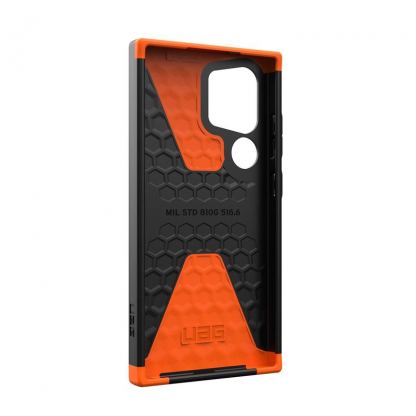 Urban Armor Gear Civilian Case - удароустойчив хибриден кейс за Samsung Galaxy S24 Ultra (зелен) 4