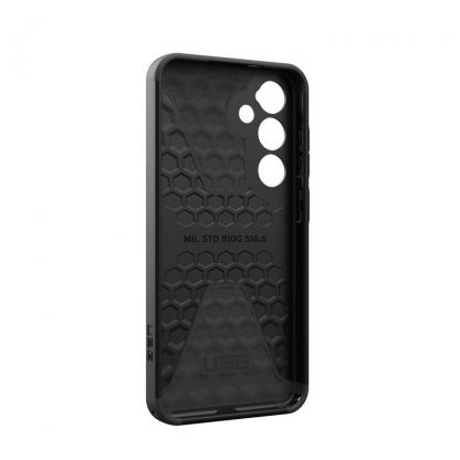 Urban Armor Gear Civilian Case - удароустойчив хибриден кейс за Samsung Galaxy S24 Plus (черен) 4