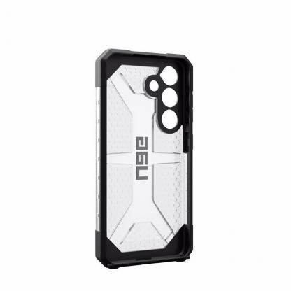 Urban Armor Gear Plasma Case - удароустойчив хибриден кейс за Samsung Galaxy S24 Plus (прозрачен) 4