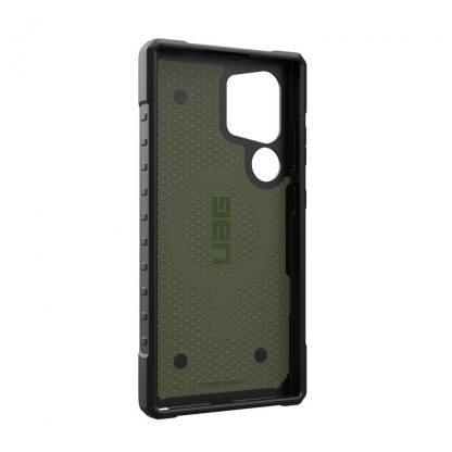 Urban Armor Gear Pathfinder Case - удароустойчив хибриден кейс за Samsung Galaxy S24 Ultra (зелен) 4