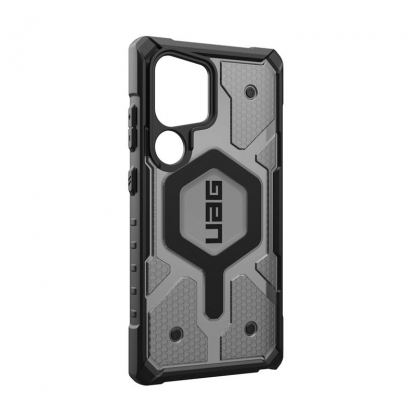 Urban Armor Gear Pathfinder MagSafe Case - удароустойчив хибриден кейс с MagSafe за Samsung Galaxy S24 Ultra (черен-прозрачен) 3