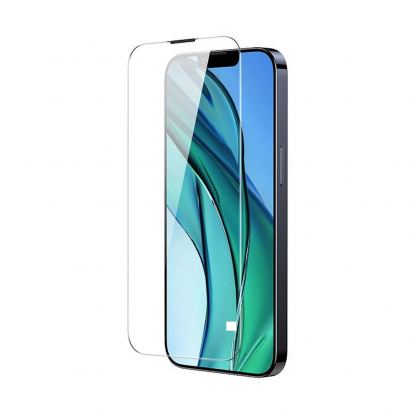 Baseus Crystal Dust Proof Tempered Glass Set (SGJC040202) - 2 броя стъклени защитни покрития за дисплея на iPhone 14 Plus, iPhone 13 Pro Max (прозрачен) 6