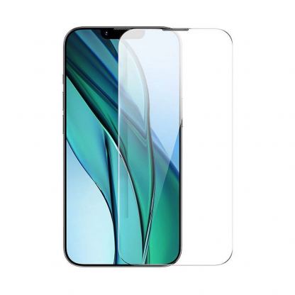 Baseus Crystal Dust Proof Full Coverag Tempered Glass Set (SGBL170202) - 2 броя стъклени защитни покрития за целия дисплей на iPhone 14 Plus, iPhone 13 Pro Max (прозрачен) 2