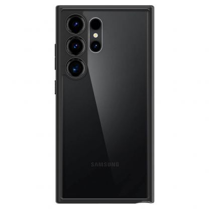 Spigen Ultra Hybrid Case - хибриден кейс с висока степен на защита за Samsung Galaxy S24 Ultra (черен-прозрачен) 2