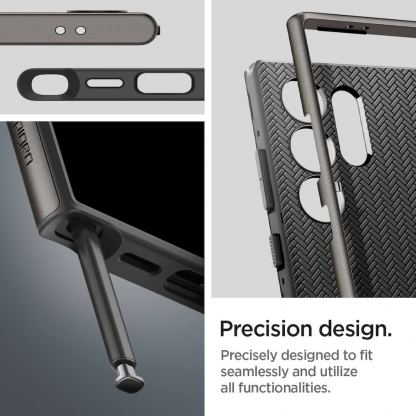 Spigen Neo Hybrid Case - хибриден кейс с висока степен на защита за Samsung Galaxy S24 Ultra (сив) 16