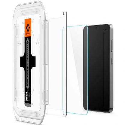 Spigen Glas.tR EZ Fit Tempered Glass 2 Pack - 2 броя стъклени защитни покрития за дисплея на Samsung Galaxy S24 (прозрачен) 6