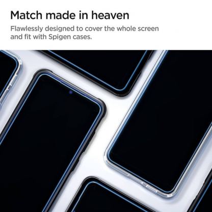 Spigen Glas.tR EZ Fit Tempered Glass 2 Pack - 2 броя стъклени защитни покрития за дисплея на Samsung Galaxy S24 (прозрачен) 11