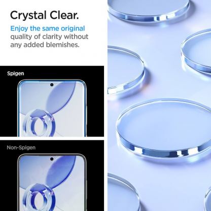 Spigen Glas.tR EZ Fit Tempered Glass 2 Pack - 2 броя стъклени защитни покрития за дисплея на Samsung Galaxy S24 (прозрачен) 13