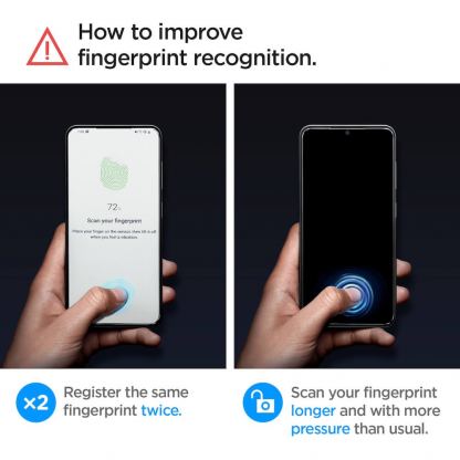 Spigen Glas.tR EZ Fit Tempered Glass 2 Pack - 2 броя стъклени защитни покрития за дисплея на Samsung Galaxy S24 (прозрачен) 15