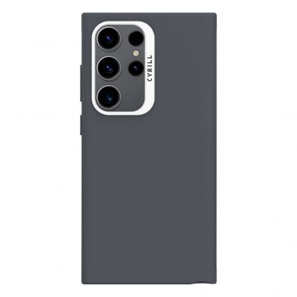 Spigen Cyrill Ultra Color Case - силиконов (TPU) калъф с висока степен на защита за Samsung Galaxy S24 Ultra (сив) 2