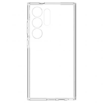 Spigen Liquid Crystal Case - тънък силиконов (TPU) калъф за Samsung Galaxy S24 Ultra (прозрачен)  3