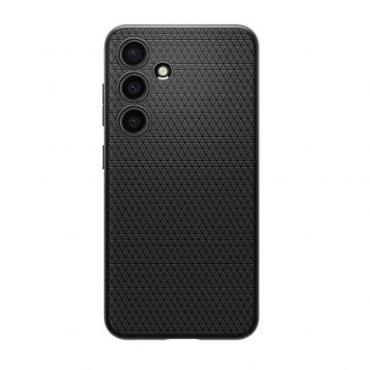 Spigen Liquid Air Case - силиконов (TPU) калъф с висока степен на защита за Samsung Galaxy S24 (черен) 2