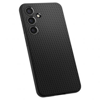 Spigen Liquid Air Case - силиконов (TPU) калъф с висока степен на защита за Samsung Galaxy S24 (черен) 9