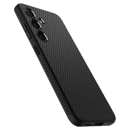Spigen Liquid Air Case - силиконов (TPU) калъф с висока степен на защита за Samsung Galaxy S24 (черен) 10