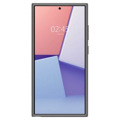 Spigen Liquid Air Case - силиконов (TPU) калъф с висока степен на защита за Samsung Galaxy S24 Ultra (сив) 3