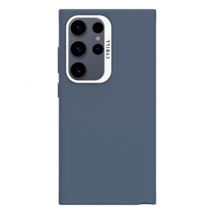 Spigen Cyrill Ultra Color Case - силиконов (TPU) калъф с висока степен на защита за Samsung Galaxy S24 Ultra (тъмносин) 2