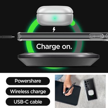 Spigen Ultra Hybrid Case - хибриден кейс с висока степен на защита за Samsung Galaxy S24 Ultra (прозрачен) 17