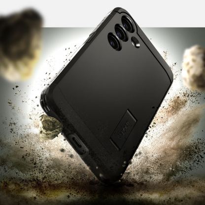 Spigen Tough Armor Case - хибриден кейс с най-висока степен на защита за Samsung Galaxy S24 (черен) 13