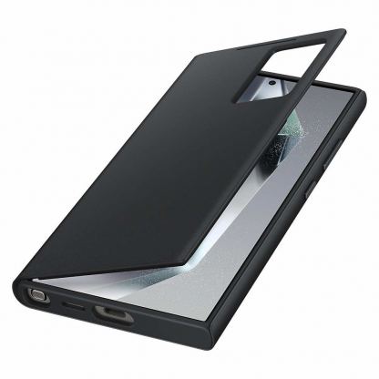 Samsung S-View Wallet Cover EF-ZS928CBEGWW - оригинален калъф, през който виждате информация от дисплея за Samsung Galaxy S24 Ultra (черен) 5