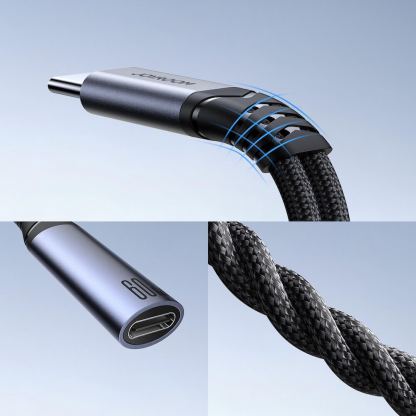 Joyroom USB-C Male to 2xUSB-C Female Audio Adapter DAC - активен USB-C адаптер с 2xUSB-C изхода за устройства с USB-C порт (черен) 7